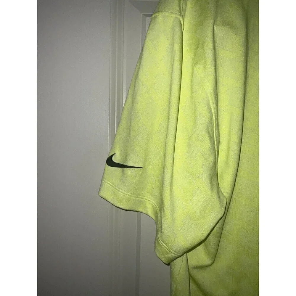 Nike Dri-FIT Vapor‎ Golf Polo Shirt Light Lemon Twist DA2974-736 Men's Size M